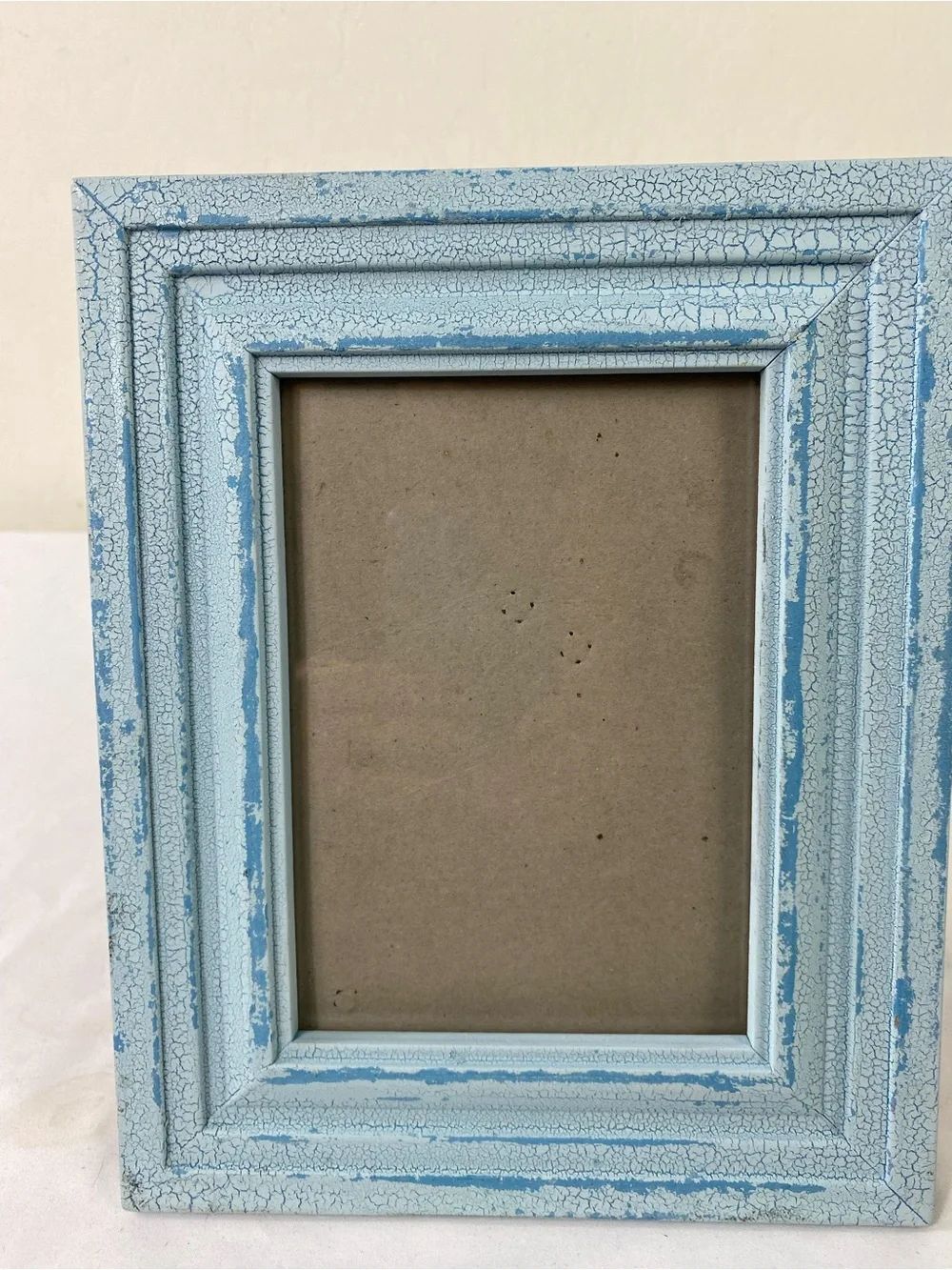 Vintage Distressed Light Blue Crackle Picture Frame by Azure 5x7